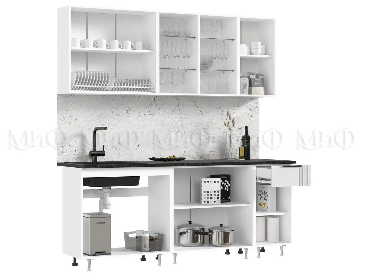 Кухня "Виктория" Пластер Аворио 2 метра  Кухня "Виктория" Пластер Аворио 2 метра