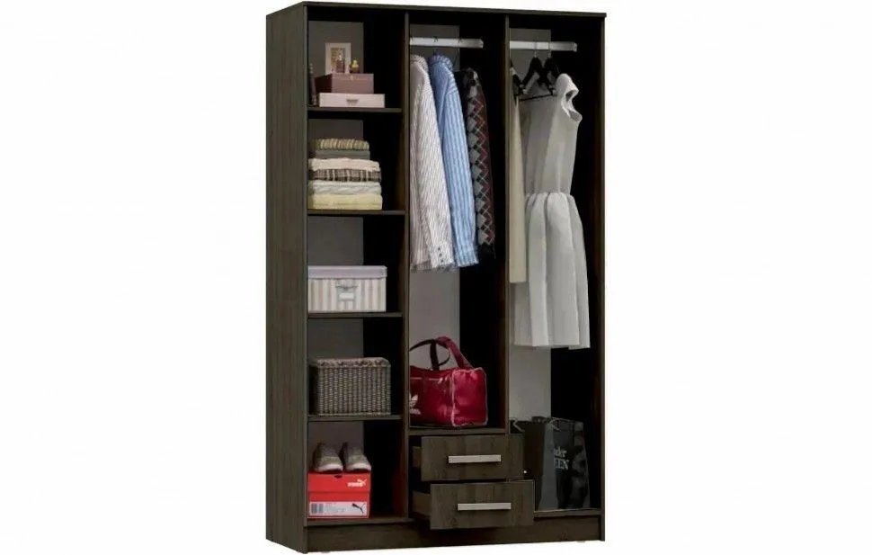 Спальня «Мартина» Венге/Белый глянец Комплектации 2 7 модулей Спальня «Мартина» Венге/Белый глянец Комплектации 2 7 модулей