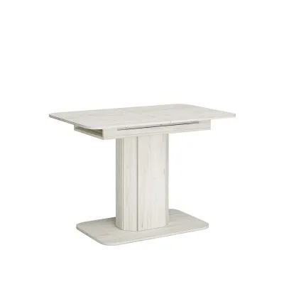 Стол обеденный Оливер-05 дуб крафт белый/дуб крафт белый Стол обеденный Оливер-05 дуб крафт белый/дуб крафт белый