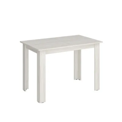 Стол обеденный раздвижной Оливер-01 дуб крафт белый/дуб крафт белый Стол обеденный раздвижной Оливер-01 дуб крафт белый/дуб крафт белый