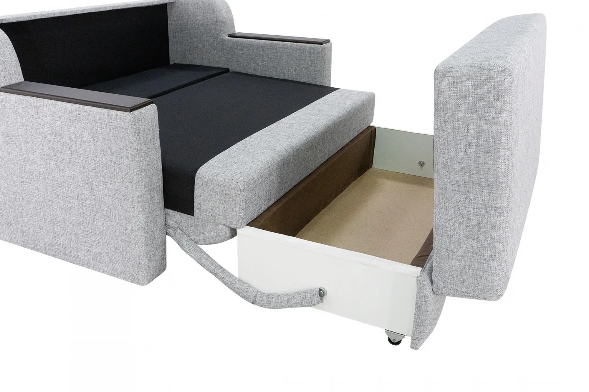 Диван Техас СМ 140 Рогожка Серая Диван Техас СМ 140 Рогожка Серая