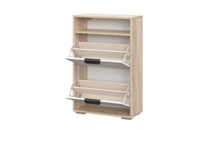 Тумба для обуви Норд ОБ03-600 Софт пломбир Line/дуб сонома 60 см Тумба для обуви Норд ОБ03-600 Софт пломбир Line/дуб сонома 60 см