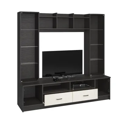 Гостиная Марта-15 МИНИ Центр. секция венге / дуб белфорт 200 см Гостиная Марта-15 МИНИ Центр. секция венге / дуб белфорт 200 см