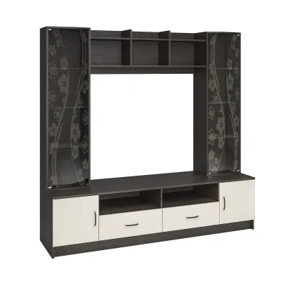 Гостиная Марта-15 МИНИ Центр. секция венге / дуб белфорт 200 см Гостиная Марта-15 МИНИ Центр. секция венге / дуб белфорт 200 см