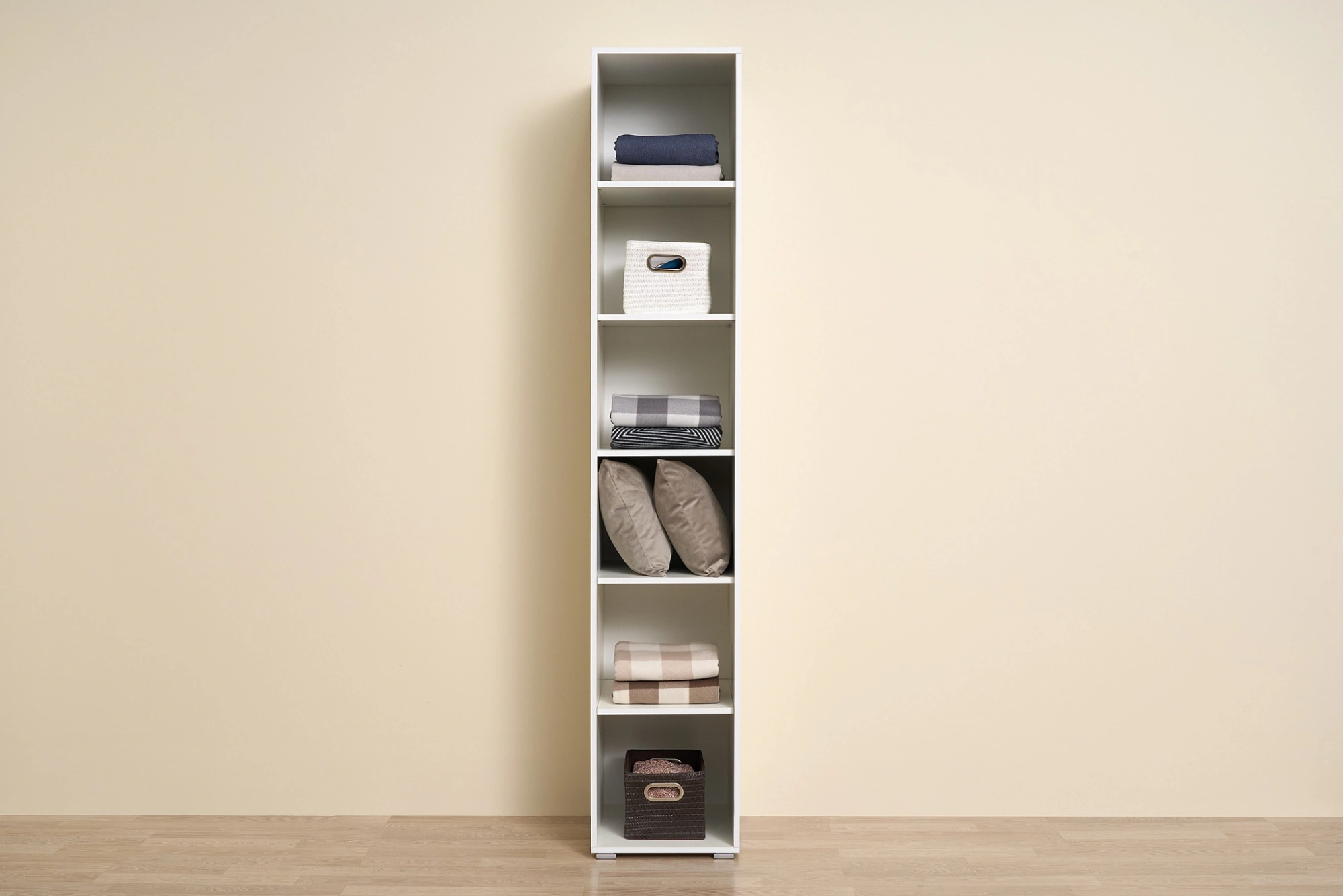 Шкаф 1-ств. «Ненси New» Белый глянец (Ш*В*Г) 500x2200x524 мм Шкаф 1-ств. «Ненси New» Белый глянец (Ш*В*Г) 500x2200x524 мм