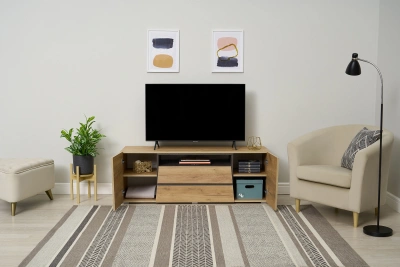 Тумба ТВ Соренто  (Ш*В*Г) 1402х504х414 мм. Тумба ТВ Соренто  (Ш*В*Г) 1402х504х414 мм.